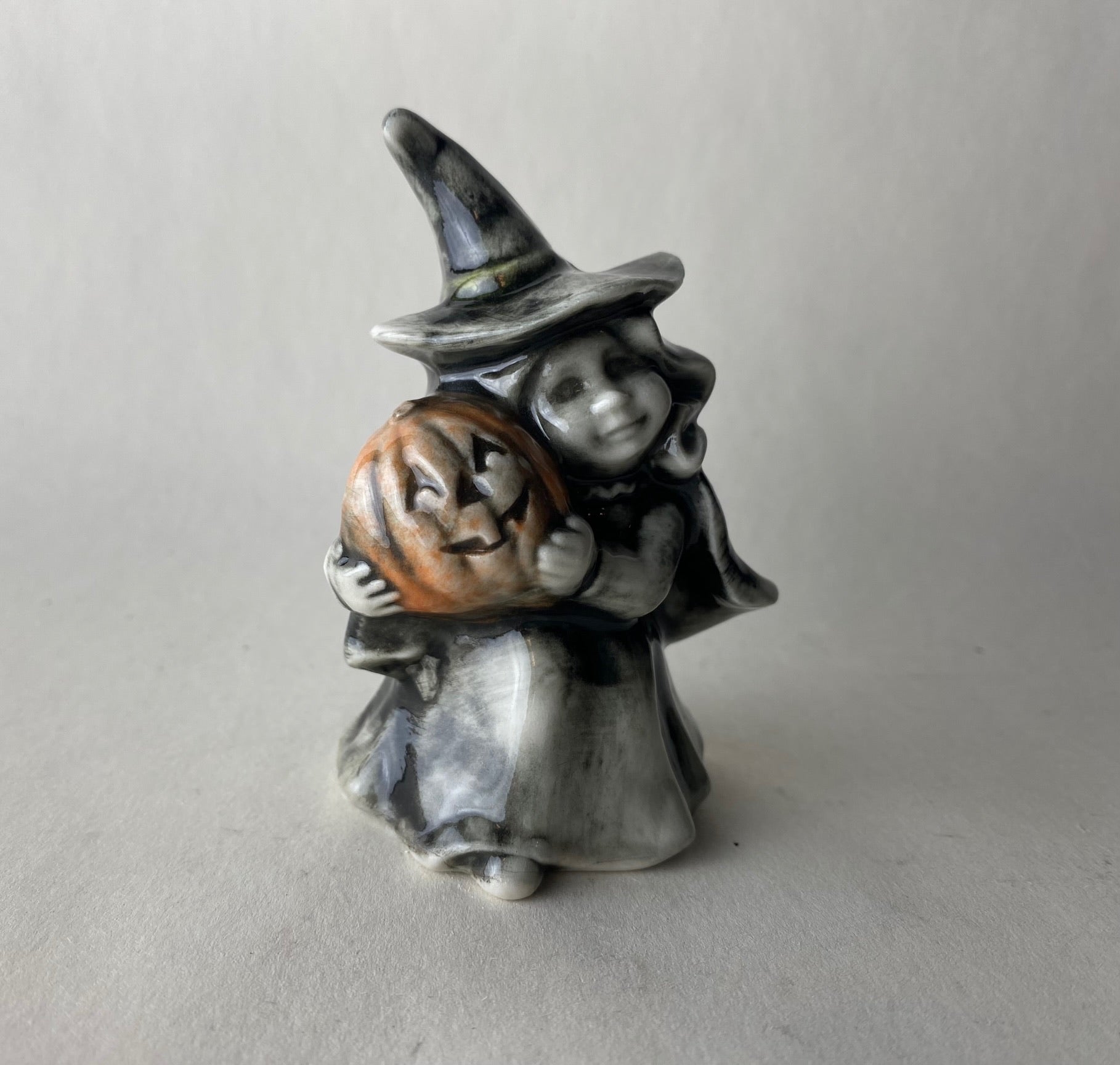 Witch with Jack-o-lantern