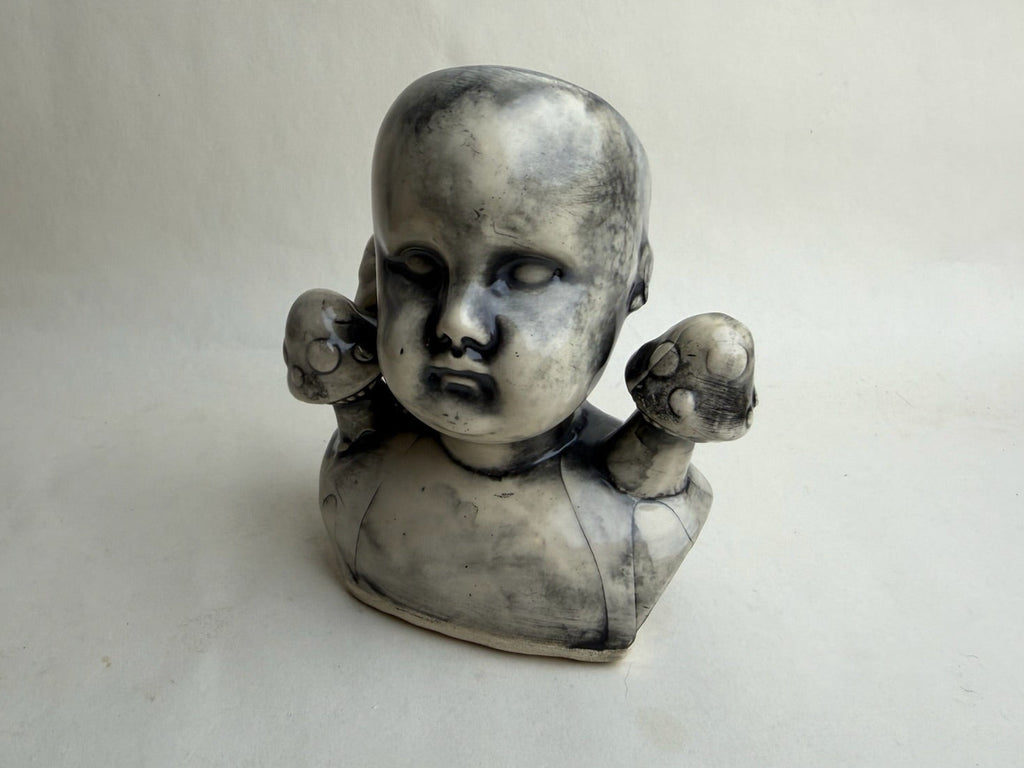 Mushroom Baby Doll Planter