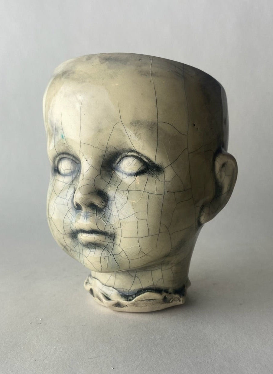 Baby Doll Head Planter