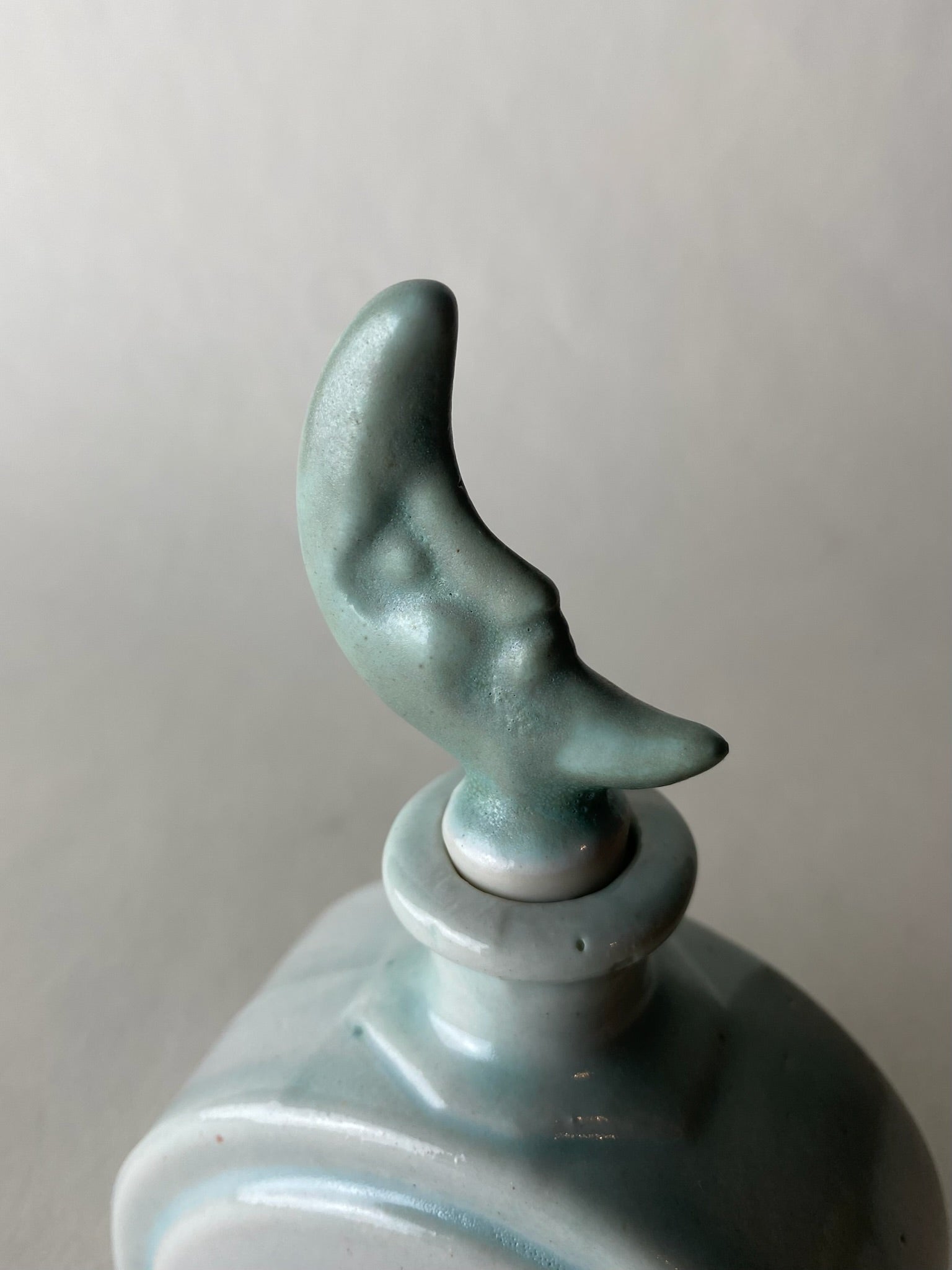Perfume / Potion Bottle with Crescent Moon Stopper