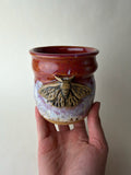 Moth Wheel Thrown Tumbler
