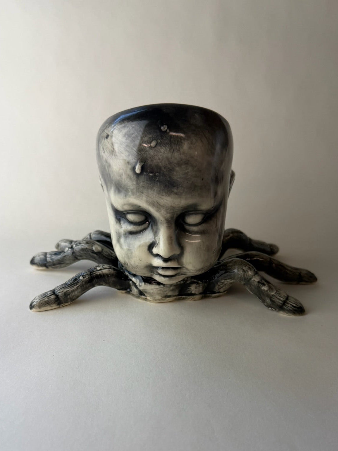 Spider Baby Doll Head