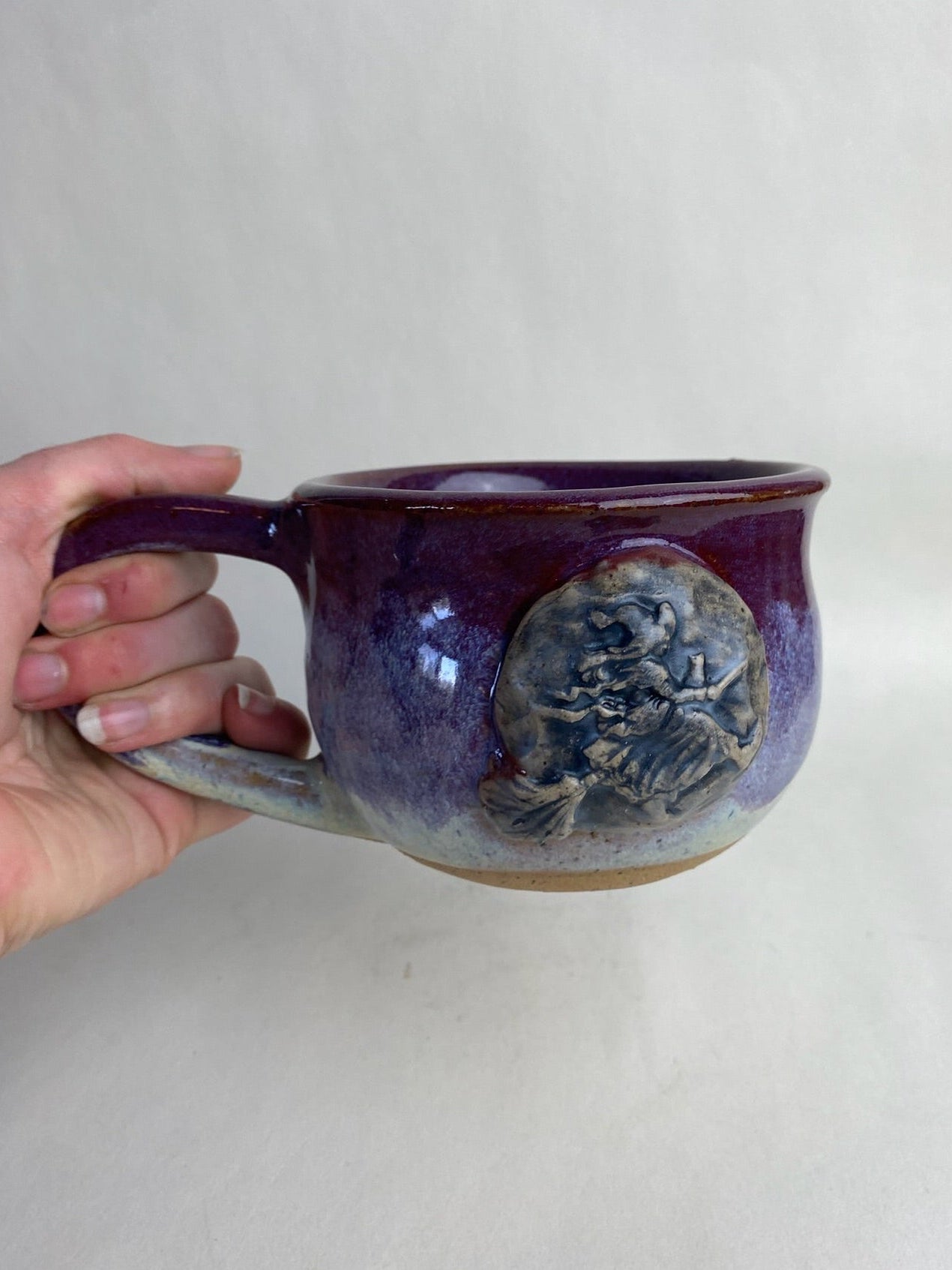 Witch Cauldron Wheel Thrown Mug