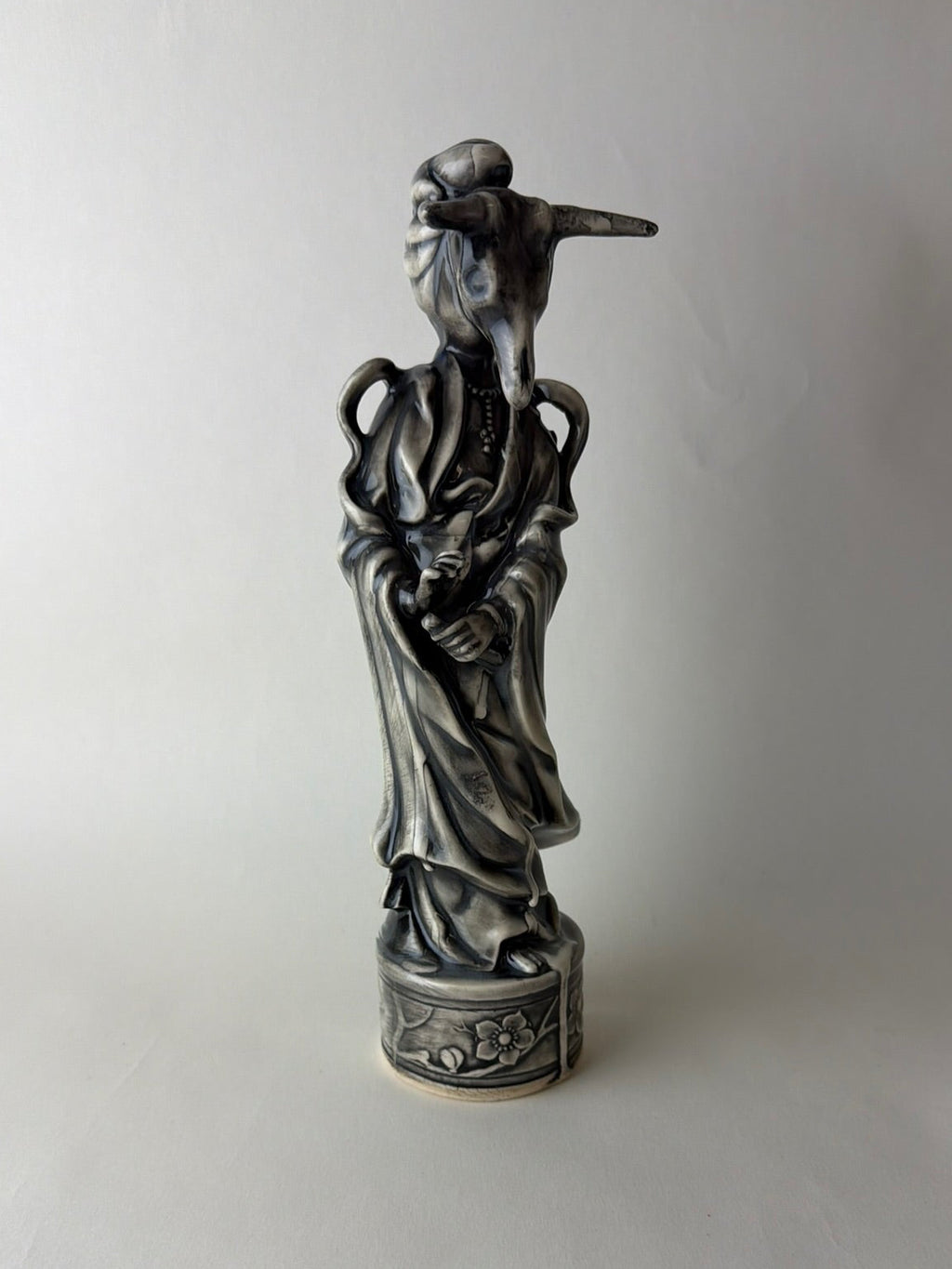 Masked Maiden Female Goddess With Steer Skull Head