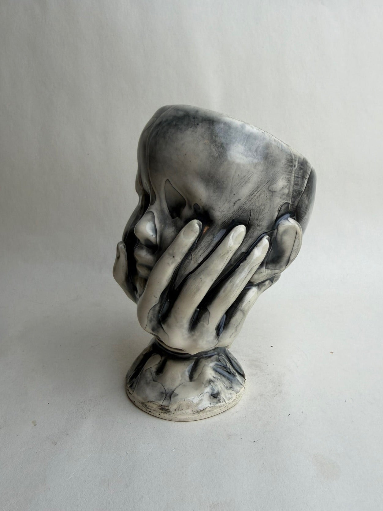 Baby Doll Head In Hand Goblet