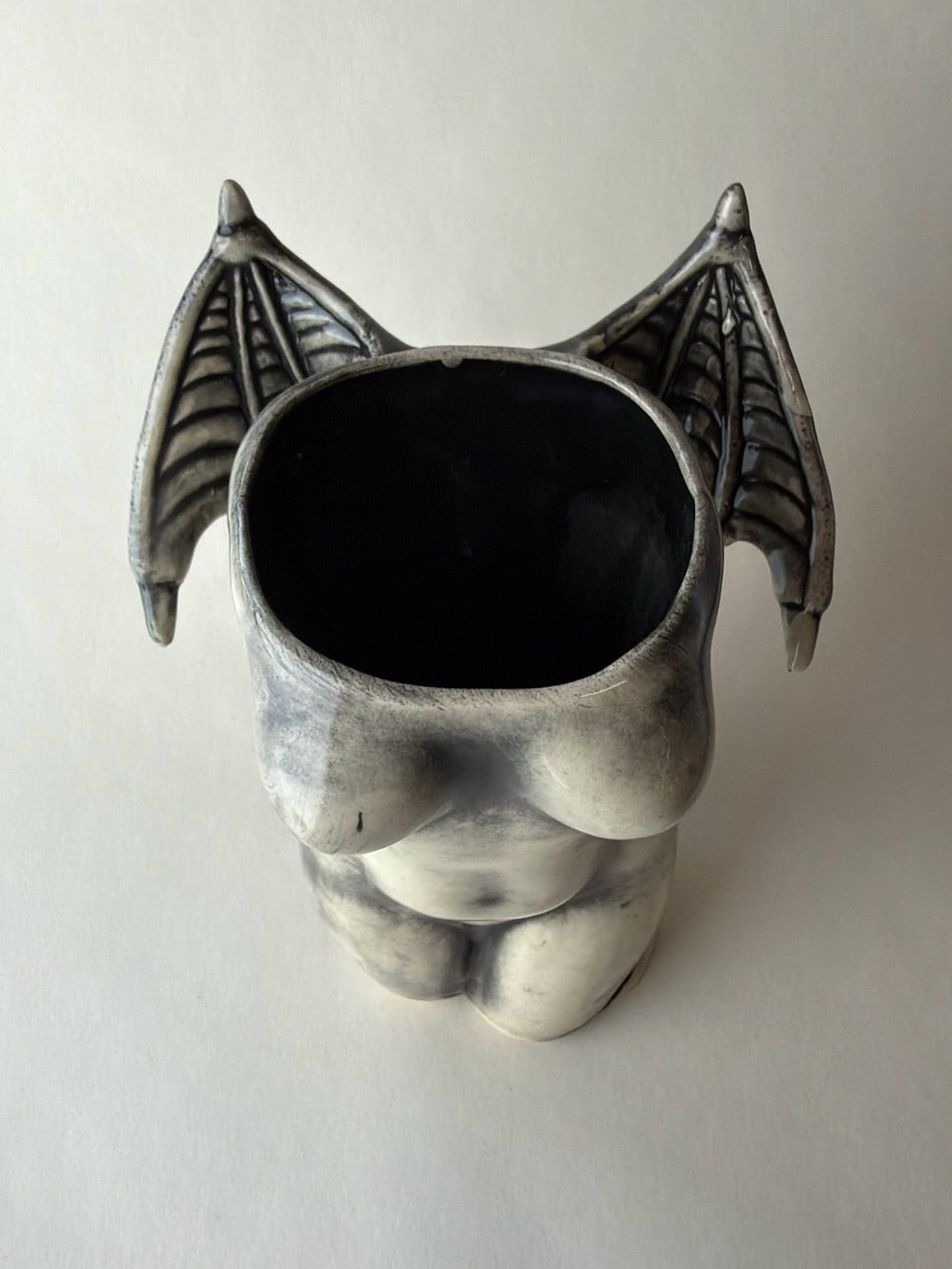 Succubus Female Body Vase With Wings