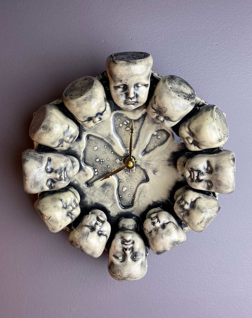 Doll Head Wall Clock