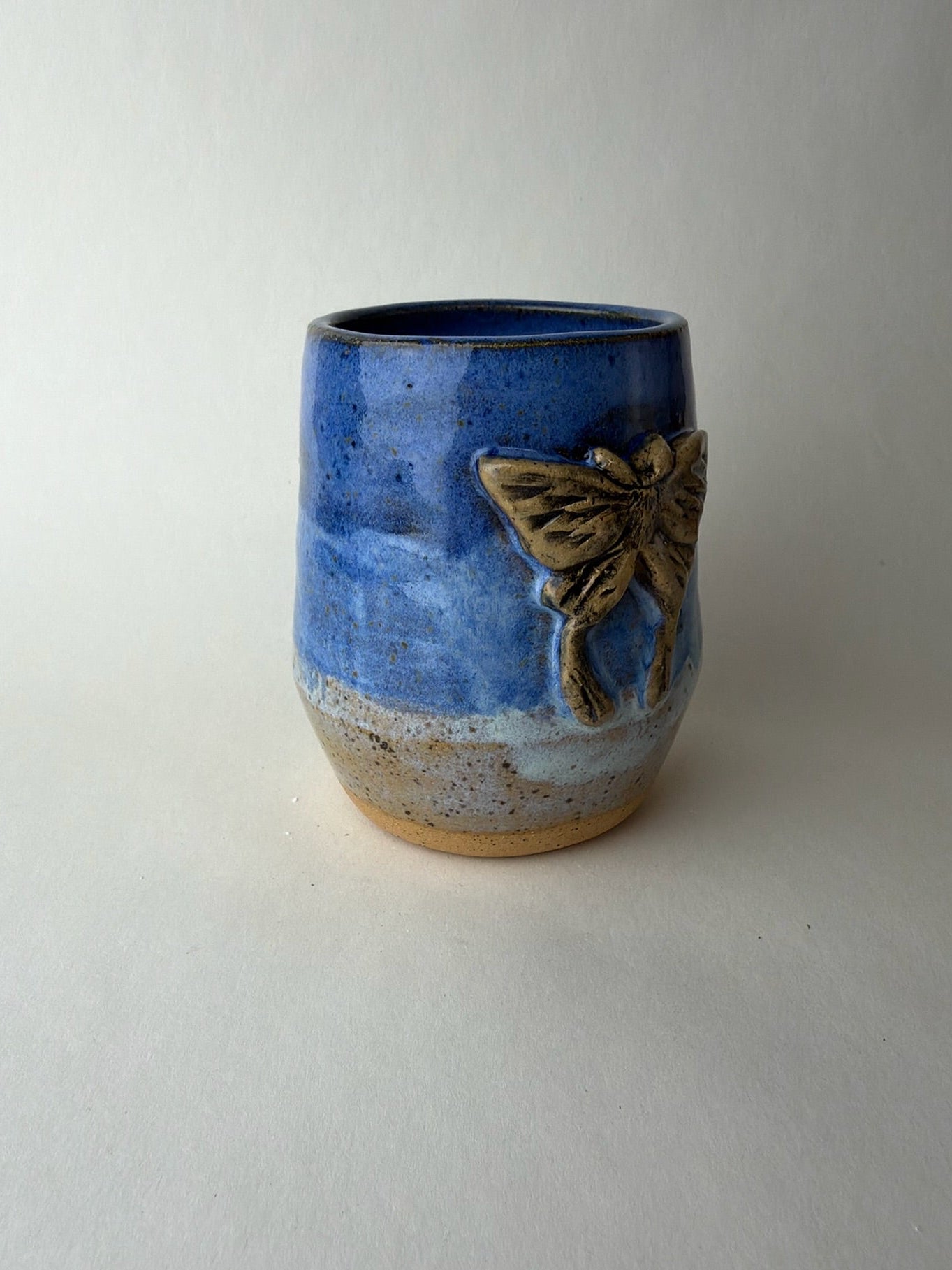 Moth Wheel Thrown Tumbler